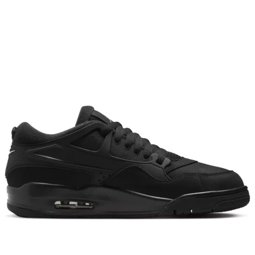 Jordan 4 RM Black Cat alacsony szárú sneaker – termékfotó, oldalnézet