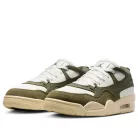 Wmns Air Jordan 4 RM 'Medium Olive' alacsony szárú sneaker – termékfotó, oldalnézet