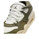 Wmns Air Jordan 4 RM 'Medium Olive' alacsony szárú sneaker – termékfotó, oldalnézet