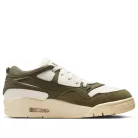 Wmns Air Jordan 4 RM 'Medium Olive' alacsony szárú sneaker – termékfotó, oldalnézet