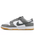 Nike Dunk Low Smoke Grey Gum 3M Swoosh alacsony szárú sneaker – termékfotó, oldalnézet