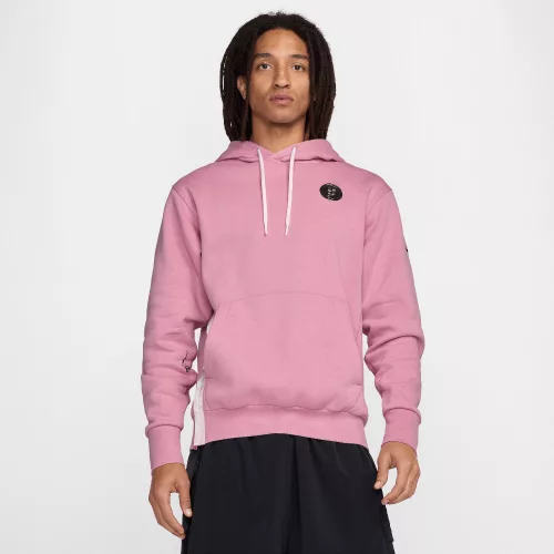 Sabrina Fleece Basketball Hoodie Elemental Pink/Pink Foam/Black – termékfotó, oldalnézet