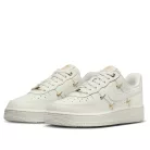 Nike Air Force 1 '07 LX CN Sail Gold Mini Swooshes (Women's) alacsony szárú sneaker – termékfotó, oldalnézet