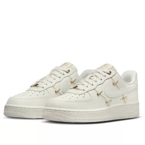 Nike Air Force 1 '07 LX CN Sail Gold Mini Swooshes (Women's) alacsony szárú sneaker – termékfotó, oldalnézet