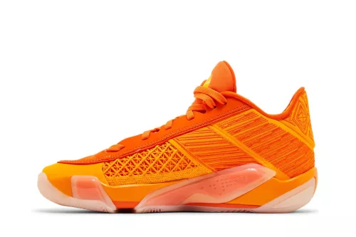 Jordan 38 Low Dearica Hamby Sunshine (Women's) alacsony szárú sneaker – termékfotó, oldalnézet