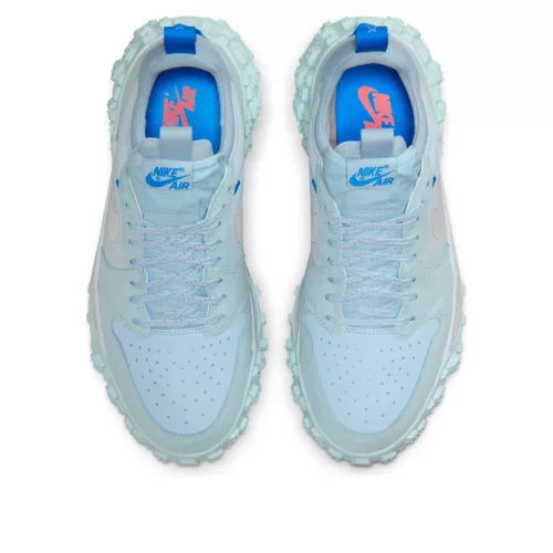 Jordan 1 Low Element Gore-Tex Glacier Blue Silver alacsony szárú sneaker – termékfotó, oldalnézet