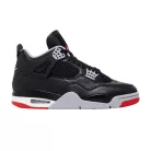 Jordan 4 Retro Bred Reimagined alacsony szárú sneaker – termékfotó, oldalnézet