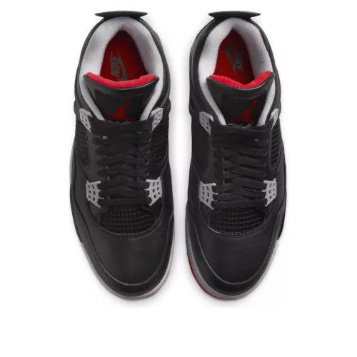 Jordan 4 Retro Bred Reimagined alacsony szárú sneaker – termékfotó, oldalnézet