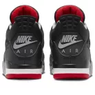 Jordan 4 Retro Bred Reimagined alacsony szárú sneaker – termékfotó, oldalnézet