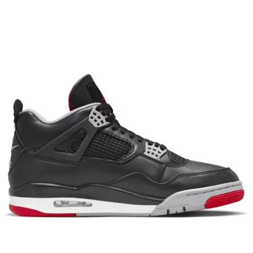 Jordan 4 Retro Bred Reimagined alacsony szárú sneaker – termékfotó, oldalnézet