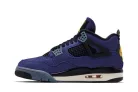 Jordan 4 Retro Lakers alacsony szárú sneaker – termékfotó, oldalnézet