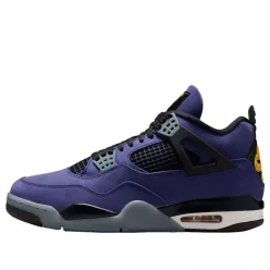 Jordan 4 Retro Lakers magas szárú sneaker – termékfotó, oldalnézet