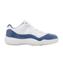   Jordan 11 Retro Low Diffused Blue férfi alacsony szárú utcai sneaker fehér