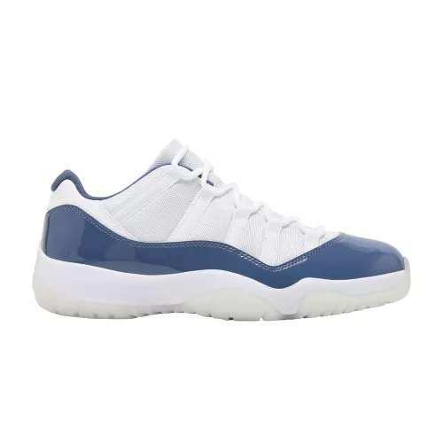 Jordan 11 Retro Low Diffused Blue férfi alacsony szárú utcai sneaker fehér