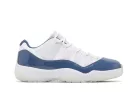 Jordan 11 Retro Low Diffused Blue férfi alacsony szárú utcai sneaker fehér