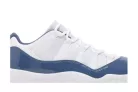 Jordan 11 Retro Low Diffused Blue férfi alacsony szárú utcai sneaker fehér
