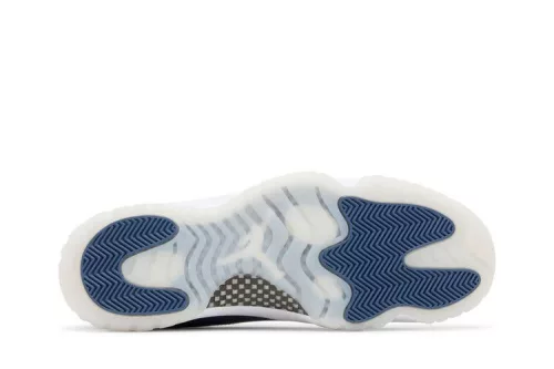 Jordan 11 Retro Low Diffused Blue férfi alacsony szárú utcai sneaker fehér