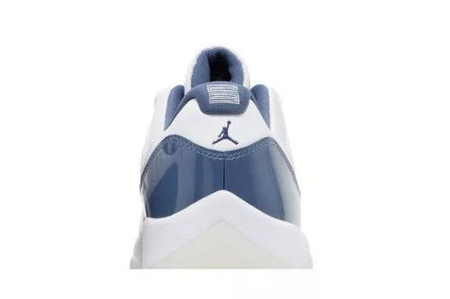 Jordan 11 Retro Low Diffused Blue férfi alacsony szárú utcai sneaker fehér