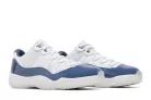 Jordan 11 Retro Low Diffused Blue férfi alacsony szárú utcai sneaker fehér