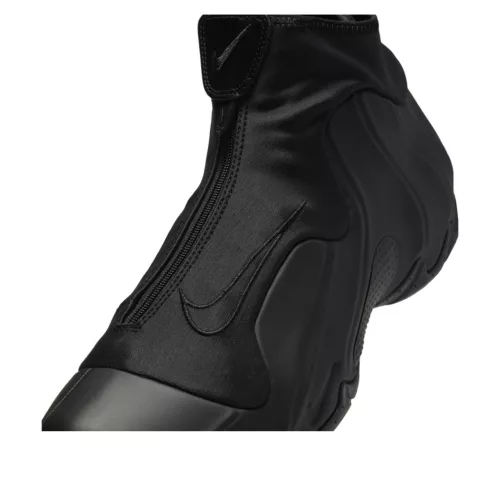 Nike Air Flightposite Black (2025) magas szárú sneaker – termékfotó, oldalnézet
