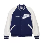 Nike x Nigo NRG Varsity Jacket Navy – termékfotó, oldalnézet