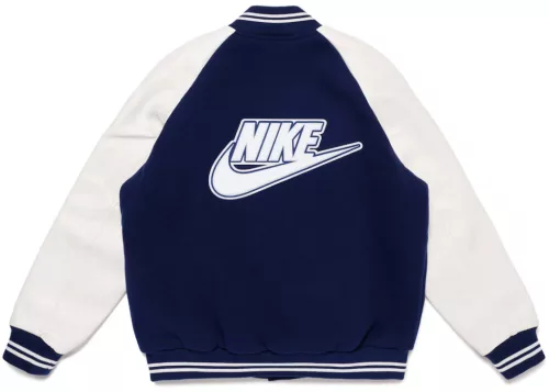 Nike x Nigo NRG Varsity Jacket Navy – termékfotó, oldalnézet