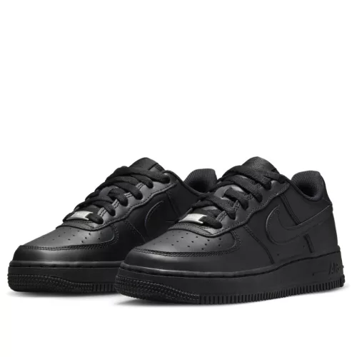 Nike Air Force 1 Low LE Black (GS) alacsony szárú sneaker – termékfotó, oldalnézet
