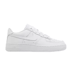 Nike Air Force 1 Low LE Triple White (GS) alacsony szárú sneaker – termékfotó, oldalnézet