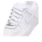 Nike Air Force 1 Low LE Triple White (GS) alacsony szárú sneaker – termékfotó, oldalnézet