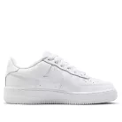 Nike Air Force 1 Low LE Triple White (GS) alacsony szárú sneaker – termékfotó, oldalnézet