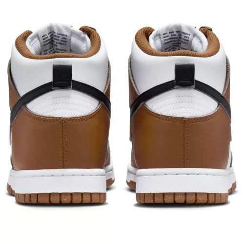 Nike Dunk High Next Nature Light British Tan (Women's) magas szárú sneaker – termékfotó, oldalnézet