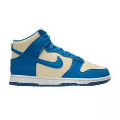 Nike Dunk High Next Nature Light Khaki Star Blue (Women's) magas szárú sneaker – termékfotó, oldalnézet