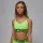 Jordan Sport Indy Women's Light Support Sports Bra Electric Green/Black/Electric Green – termékfotó, oldalnézet
