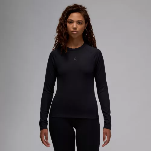 Jordan Sport Women's Long-Sleeve Bodycon Top Black – termékfotó, oldalnézet