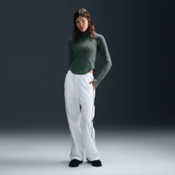 Nike Sportswear Collection Women's Slim 1/2-Zip Long-Sleeve Logo Top Vintage Green/Light Army/Vintage Green – termékfotó, oldalnézet