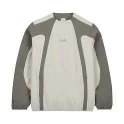 Nike x Corteiz Mid Layer Pullover Flat Pewter Grey – termékfotó, oldalnézet