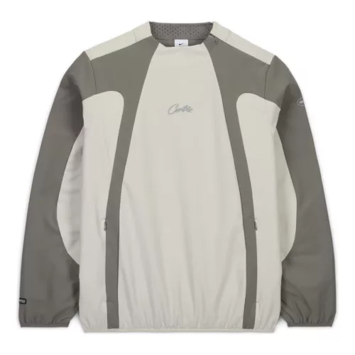 Nike x Corteiz Mid Layer Pullover Flat Pewter Grey – termékfotó, oldalnézet
