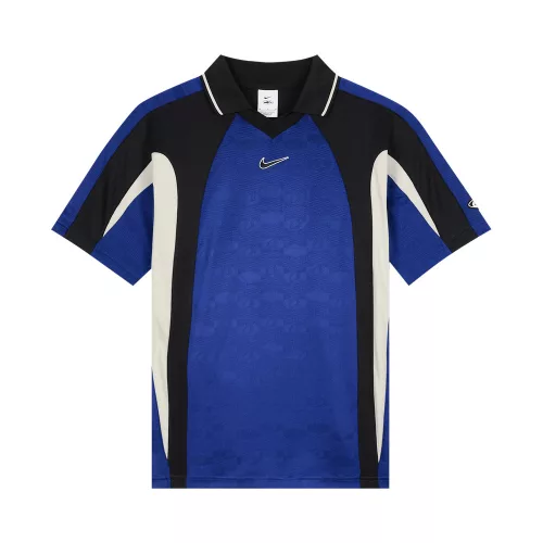 Nike x Corteiz Football Shirt Deep Royal Blue – termékfotó, oldalnézet