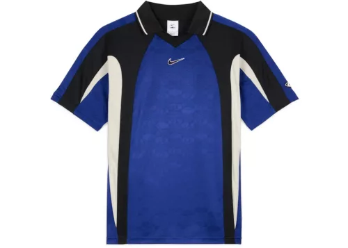 Nike x Corteiz Football Shirt Deep Royal Blue – termékfotó, oldalnézet