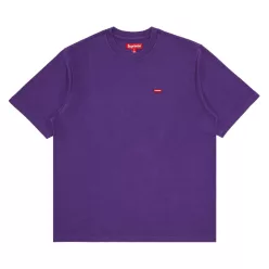 Supreme Small Box Tee 'Purple' – termékfotó, oldalnézet