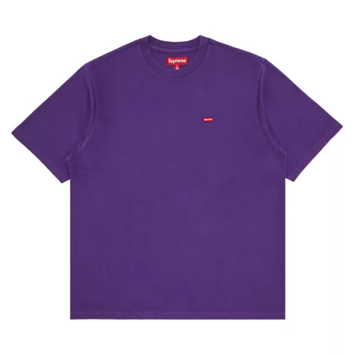 Supreme Small Box Tee 'Purple' – termékfotó, oldalnézet