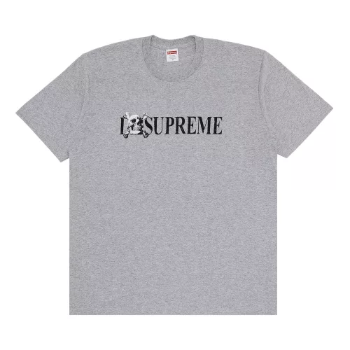 Supreme Skull Tee 'Heather Grey' – termékfotó, oldalnézet