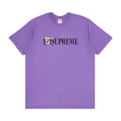 Supreme Skull Tee 'Purple' – termékfotó, oldalnézet