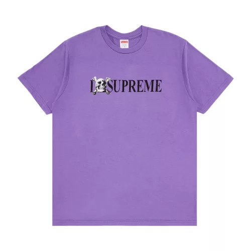 Supreme Skull Tee 'Purple' – termékfotó, oldalnézet