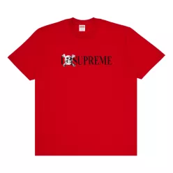 Supreme Skull Tee 'Red' – termékfotó, oldalnézet
