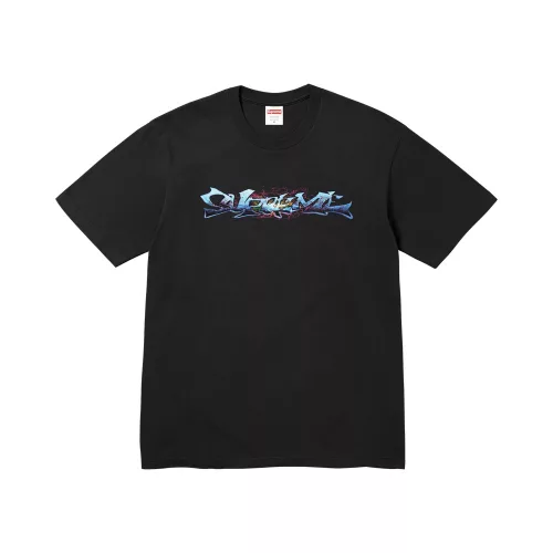 Supreme Tag Tee 'Black' – termékfotó, oldalnézet