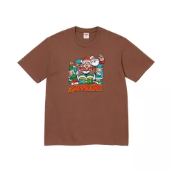 Supreme Naughty Tee 'Brown' – termékfotó, oldalnézet