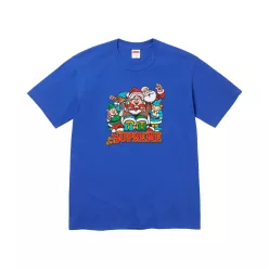 Supreme Naughty Tee 'Royal' – termékfotó, oldalnézet