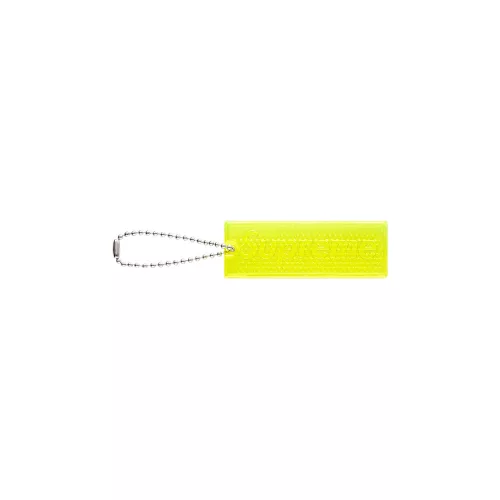 Supreme Reflective Keychain Yellow uniszex kiegészítő sárga utcai sneaker