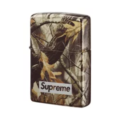   Supreme x Camo Logo Zippo 'Realtree Hardwoods Camo' uniszex kiegészítő zöld utcai sneaker